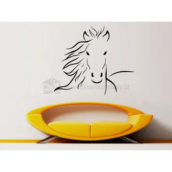 Samolepící dekorace Samolepky na stěnu - Kůň - dekorace-steny.cz - 40 x 50 cm - 423