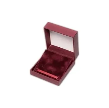 Kosmetická taška Dárkové balení pro slitek - Etue imitace kůže červená