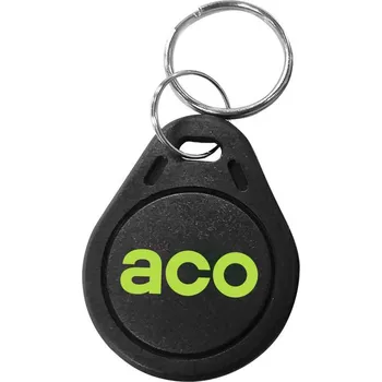 ACO TR-ACO sz. UNIKÁTNÍ kroužek na klíče (logo ACO, černá barva)