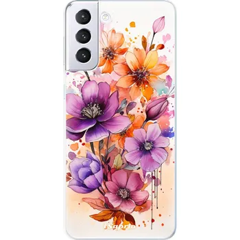Pouzdro na mobilní telefon Odolné silikonové pouzdro iSaprio - Flowers 23 - Samsung Galaxy S21+