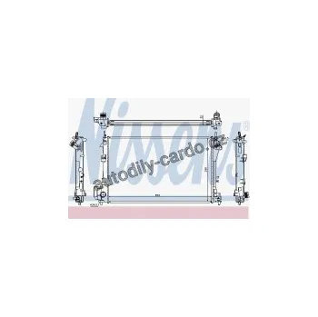 Motor automobilu Chladič motoru NISSENS 63022