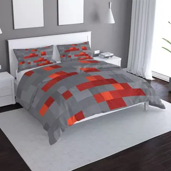 Povlečení Saténové povlečení Blocks 3 - Sablio - 140x220 / 90x70