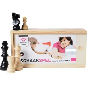 Šachy Šachové figury Longfield v boxu 77 mm