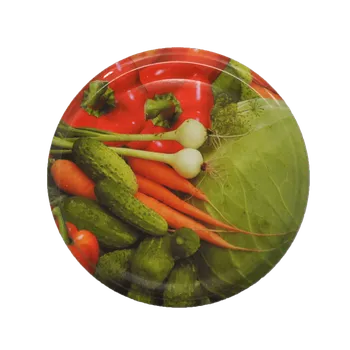 Víčko na zavařovací sklenici Víčka s potiskem Víčko Twist 82 Zelenina 2 RTS P