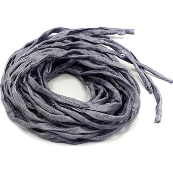 Řetízek Hedvábná šňůrka tmavě šedá