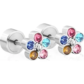 Náušnice Dívčí náušnice se zirkony - 138RS