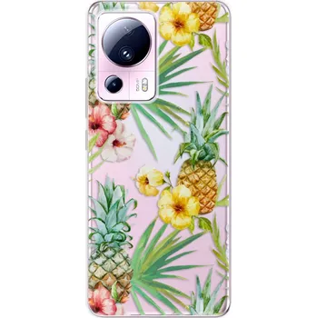 Pouzdro na mobilní telefon Odolné silikonové pouzdro iSaprio - Pineapple Pattern 02 - Xiaomi 13 Lite