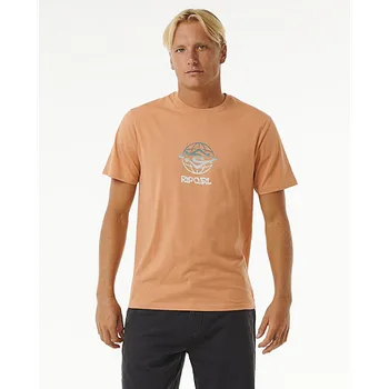 Pánské tričko Tričko Rip Curl SWC GLOBE TEE Clay velikost M