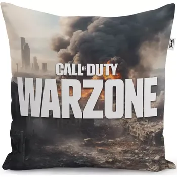 Polštář Dekorační polštář Call of Duty Warzone - město - Sablio - 50x50 cm