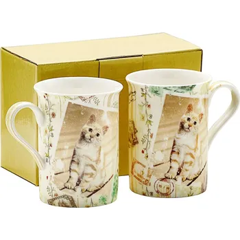 Sada 2 hrnků, kotě