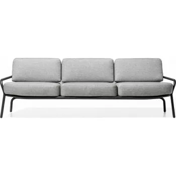 Pohovka Starling 3-místná sedačka bílá antracitová