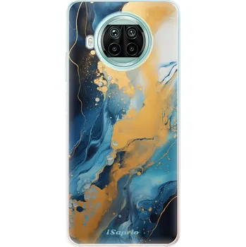 Pouzdro na mobilní telefon Odolné silikonové pouzdro iSaprio - Blue Gold Marble - Xiaomi Mi 10T Lite