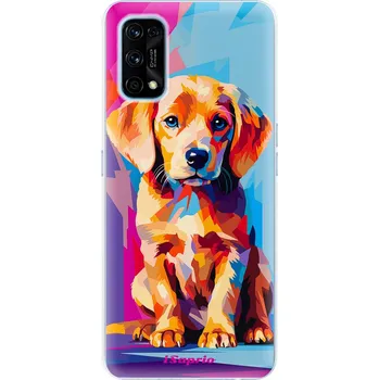 Odolné silikonové pouzdro iSaprio - Abstract Puppy - Realme 7 Pro