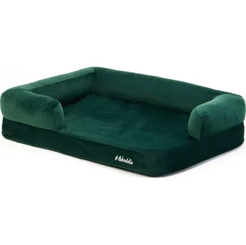 Pelíšek pro psa Lebeddie Zelená Útulna Velikost: S, Vyšít jméno?: Ne, Otočit zrcadlově opěrku?: Ne Ortopedický pelech pro psy