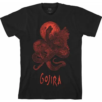 Pánská móda Gojira tričko, Serpent Moon Black, pánské XXL