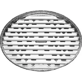 Jednorázové nádobí Alu tácek Grill kulatý průměr 34cm (10ks)