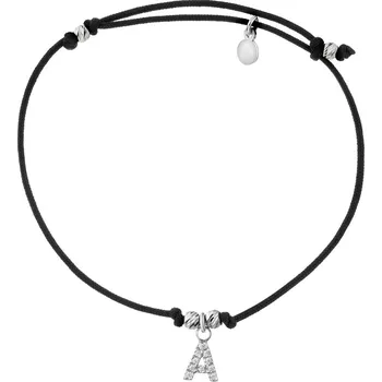 Náramek Náramek se zirkony a prvky ze stříbra - písmeno A - AP532-5326