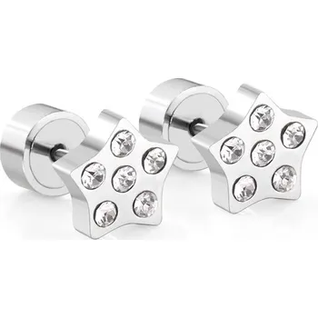 Náušnice Dívčí náušnice se zirkony - 162AS