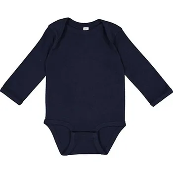 Kojenecký body Rabbit Skins Kojenecké body s dlouhým rukávem 4411EU Navy 12 months