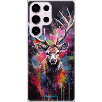 Pouzdro na mobilní telefon Odolné silikonové pouzdro iSaprio - Abstract Deer - Samsung Galaxy S23 Ultra