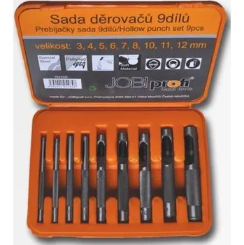Sada nářadí VÝPRODEJ - Neúplná sada děrovačů HS-Z-56314