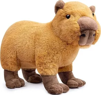 Plyšová hračka Kapybara plyšová hračka pro děti  28 cm hnědá