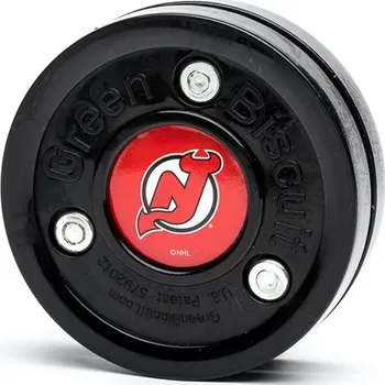 Puk Treninkový puk Green Biscuit NHL - New Jersey Devils (Green Biscuit - New Jersey Devils)