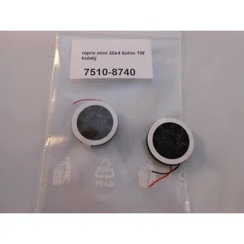 Repro mini 20x4 8ohm 1W kulatý