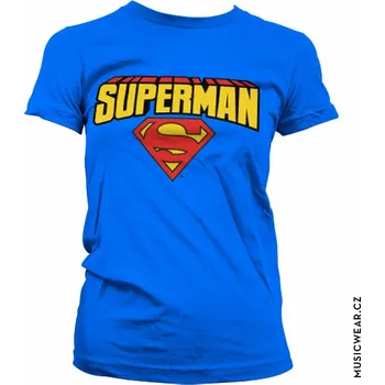Dámské tričko Superman tričko, Blockletter Logo Girly, dámské L