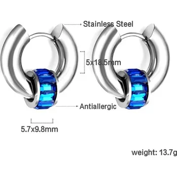 Náušnice Luxusní dámské náušnice z nerezové oceli - 765 KS
