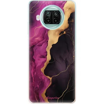Pouzdro na mobilní telefon Odolné silikonové pouzdro iSaprio - Pink Black Marble - Xiaomi Mi 10T Lite