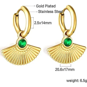 Náušnice Luxusní nerezové náušnice - 718JG