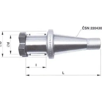 Frézovací trn s kuželovou stopkou strmou pro frézovací hlavy s válcovým vrtáním - PILANA MCT 50x32x48