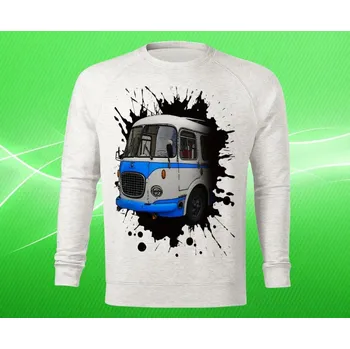 Pánská mikina mikina ŠKODA RTO 706 I dámská XS (mikina s autobusem )