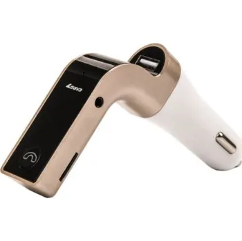 FM transmitter FM Bluetooth transmitter s USB / microSD / Hands-free Černá