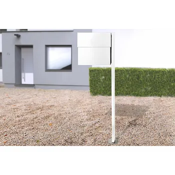 Poštovní schránka Radius design cologne Schránka na dopisy RADIUS DESIGN (LETTERMANN XXL 2 STANDING white 568E) bílá