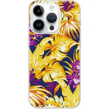 Pouzdro na mobilní telefon Odolné silikonové pouzdro iSaprio - Tropical Orange 04 - iPhone 15 Pro
