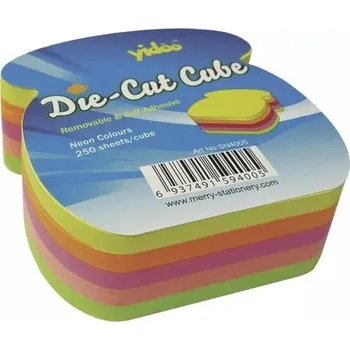 Samolepící bloček Samolepící bloček neon telefon mix barev 250 listů