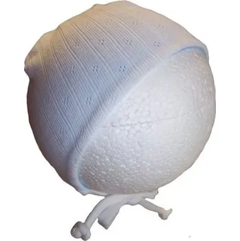 Pokrývka hlavy Kojenecká čepička se zavázky Hugo 30030250; Velikost čepice: č. 42-45, Barva: modrá