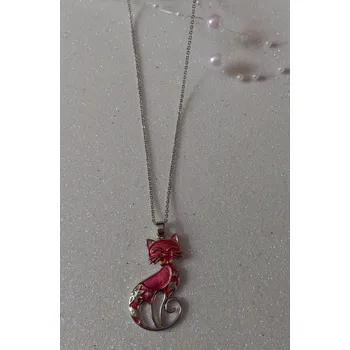 Náhrdelník Náhrdelník, červená kočka