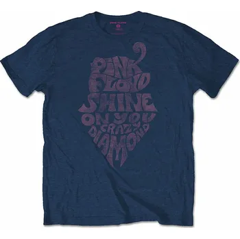 Pánská móda Pink Floyd tričko, SOYCD Vintage Navy Blue, pánské S