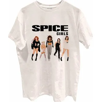 Pánské tričko The Spice Girls tričko, Photo Poses Girly White, pánské L