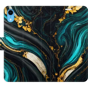 Pouzdro na mobilní telefon Flipové pouzdro iSaprio - Dark Paint - iPhone XR