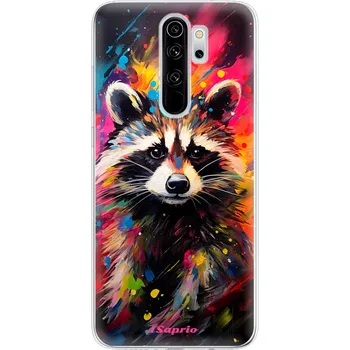 Pouzdro na mobilní telefon Odolné silikonové pouzdro iSaprio - Abstract Racoon - Xiaomi Redmi Note 8 Pro
