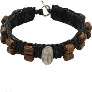 Souprava šperků Vorlové Šperky, Náramek s neolitickým achátem, K046 (Neolitický korálek)