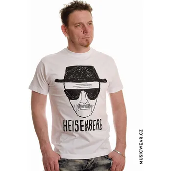 Pánské tričko Breaking Bad tričko, Heisenberg Sketch White, pánské M