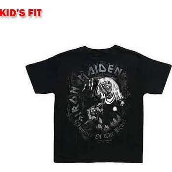 Chlapecké tričko Iron Maiden tričko, NOTB Grey Tone Kids, dětské S velikost S věk (5 - 6 let)