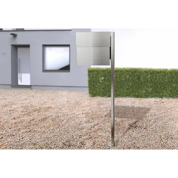 Poštovní schránka Radius design cologne Schránka na dopisy RADIUS DESIGN (LETTERMANN XXL 2 STANDING stainless steel 568) nerez
