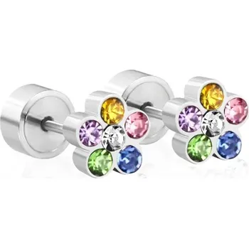 Náušnice Dívčí náušnice se zirkony - 138YS