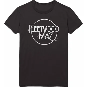 Pánská móda Fleetwood Mac tričko, Classic Logo Black, pánské M